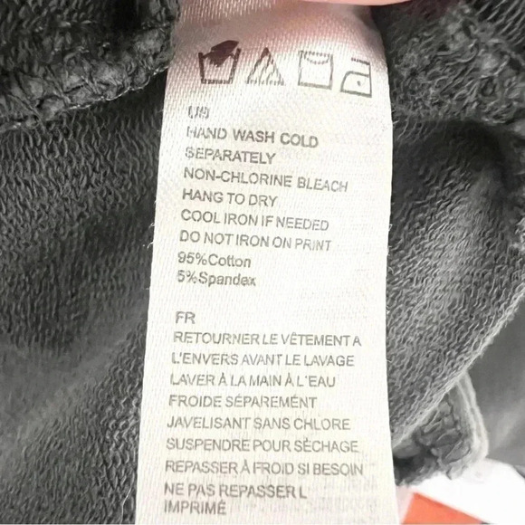 Amuse Society Charcoal Gray Keller Fringe Sweater, Size Medium - Picture 11 of 11